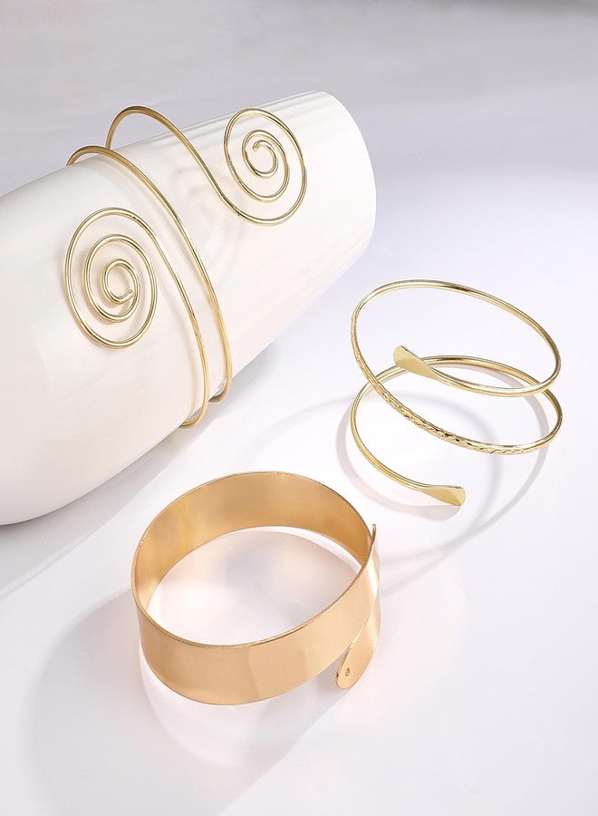FEYIR Arm Cuff Jewelry for Women Adjustable Upper Arm Bangle Bracelet Band Armlet Armband Jewelry - Image 4